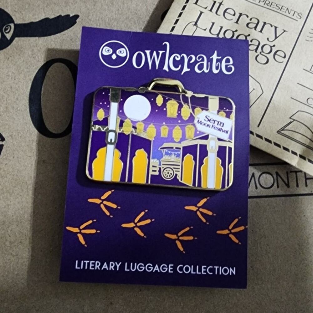 Owlcrate Literary Luggage An Ember in the Ashes Pin #9 of 12